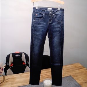 ❤️3/$30 Hudson Dark Blue Skinny Jeans size 8 like New